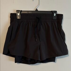 Spyder Women's Black Athletic Shorts size medium.EUC.
